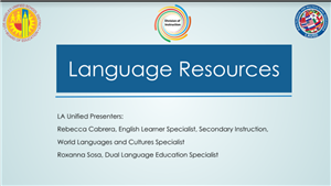 language resources